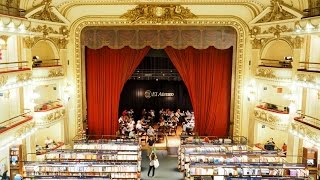 Librería El Ateneo Grand Splendid bookstore in Buenos Aires Argentina [upl. by Doowle]