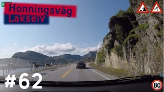 Honningsvåg  Lakselv Driving Norway 62 [upl. by Elysia]