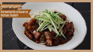 Jjajangmyeon Rezept  Koreanische schwarze Bohnen Nudeln  Tams Cooking [upl. by Bekelja]