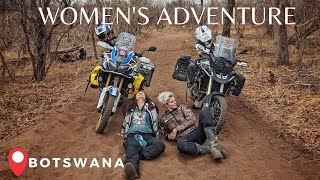 Two Solo Female Riders Meet in Botswana  EP 143 [upl. by Iramaj]