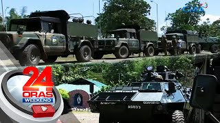 Ilang batalyon ng Philippine Army antiterrorism unit ng AFP pinadala sa  24 Oras Weekend [upl. by Laehcym]