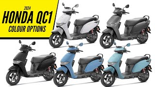 2024 Honda QC1 Electric Scooter  All Color Options  Images  AUTOBICS [upl. by Pirozzo]