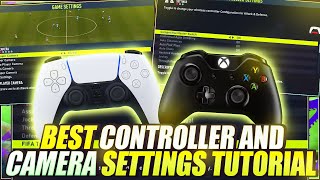 FIFA 22 BEST CONTROLLER amp CAMERA SETTINGS TUTORIAL  NEW IMPORTANT CONTROLS amp GAMEPLAY OPTIONS [upl. by Aicatsal]