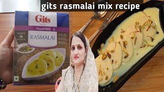 Gits Dessert Mix Rasmalai Recipe  अब बनाएं किसी भी त्यौहार पर पैकेट से घर में स्वादिष्ट रसमलाई [upl. by Lotz]