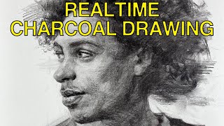 Realtime Charcoal Drawing 117 [upl. by Isej]