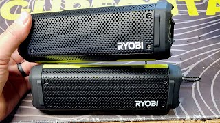 RYOBI 4V VERSA SPEAKERS [upl. by Scarlet940]