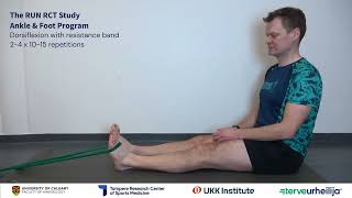 Dorsiflexion with resistance band [upl. by Pharaoh]