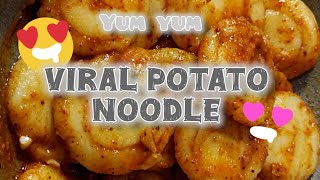 Yummy potato noodle BestEverFoodReviewShow BangladeshiFoodReviewer FoodAppi khudalagse [upl. by Kcirrad133]