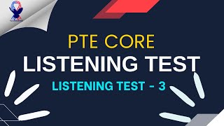 PTE Core Listening Test  PTE Core Listening Mock Test [upl. by Neitsirk869]