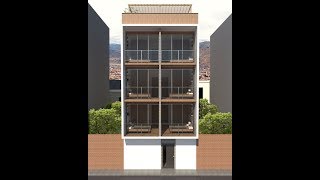 Apartamentos en terreno de 6 x 10 m [upl. by Inman953]