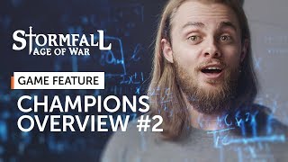 Stormfall Age of War  Champions Overview 2 [upl. by Tenom]