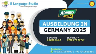 Ausbildung in Germany 2025 Intake  The Ultimate Guide to Your Future Career  HIGH DEMAND 2025 [upl. by Maddox254]