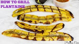 How To Grill Plantains  Precious Kitchen  Ep 35 [upl. by Aramoj204]