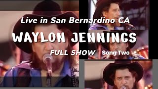 Waylon Jennings Live 1983  US Festival  CA  Full Show Song 2 [upl. by Dewar]