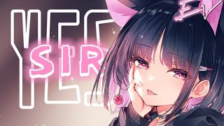 Rarin  YESSIR Lyrics Nightcore Version [upl. by Ariaet]