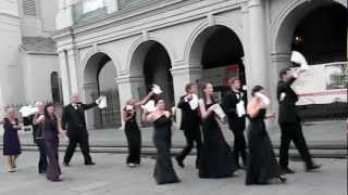 New Orleans Second Line Wedding Parade [upl. by Endaira]