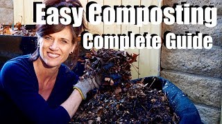 How to Make Compost From Start to FinishQuick amp Easy Complete Guide with Digital Table of Contents [upl. by Anelac138]