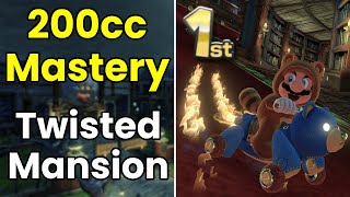 How to Master 200cc Twisted Mansion  Mario Kart 8 Deluxe [upl. by Airbmat]