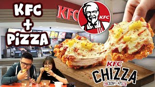 KFC PIZZA Aneh  Enak  Review Jujur KFC Mini Chizza [upl. by Ainimre963]