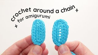 The BEST Way to Crochet Around a Chain for Amigurumi [upl. by Goltz]