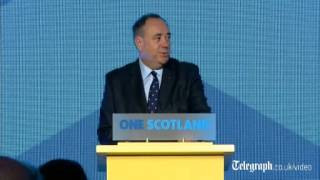 Alex Salmond concedes defeat in Scottish independence referendum [upl. by Spear]