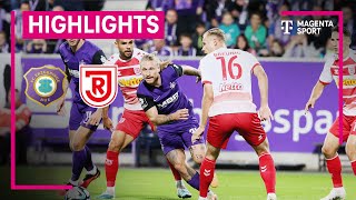 FC Erzgebirge Aue  SSV Jahn Regensburg  Highlights 3 Liga  MAGENTA SPORT [upl. by Birdt]