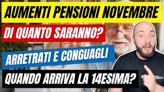 Cedolino pensioni novembre 2024 aumenti e arretrati in arrivo [upl. by Orsino]