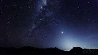 Rare Zodiacal Light  Milky Way Backlight 3 Volcanoes  Timelapse Video [upl. by Werby]