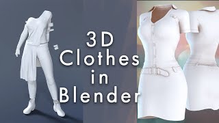 How to Make Clothes In Blender 29  Beginners Tutorial [upl. by Ina520]