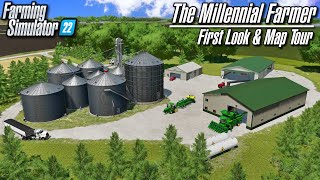 Millennial Farmer MF Farms  Map Preview  Farming Simulator 22 [upl. by Tacklind]