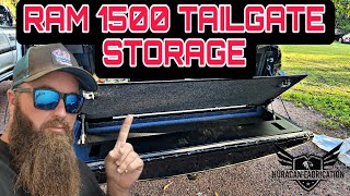 How To Install A Ram 1500 Tailgate Storage Solution From Huracan Fabrication [upl. by Bilicki821]