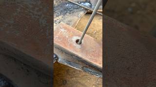 Easily close hole with stick welding shorts welding [upl. by Lramaj]