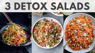 Super Easy Detox Salad Recipes Part 1  Healthy Dinner Recipes to Lose Weight [upl. by Reinhardt]