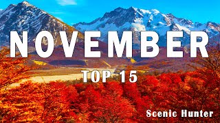 15 Best Places To Visit In November 2024  November Travel Guide [upl. by Idhem963]