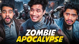 DEFEATING THE ZOMBIE APOCALYPSE IN THIS WORLD 😱 [upl. by Gnilrets]