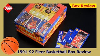 199192 Fleer Basketball Box Review [upl. by Pliner]