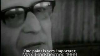 Max Horkheimer on Critical Theory [upl. by Aneek]