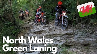 Big Berg 570 in Wales  Chirk Green Laning  Trail Riding North Wales  Husaberg  KTM [upl. by Nolyk]