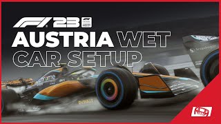 F1 23 Austria Wet Setup Wet Weather Car Setup [upl. by Tristas731]