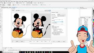 Como Transformar uma imagem em vetor de forma automática Corel Draw Tutorial [upl. by Odnuges316]