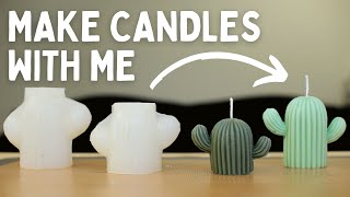 Make Candles with Me  Cactus Candles [upl. by Jandy]