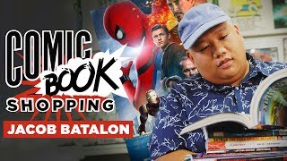 SpiderMan Homecoming Star Jacob Batalon Goes Comic Book Shopping amp Talks Hobgoblin [upl. by Akemehc]