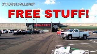 Menards Haul Worth 500 For FREE [upl. by Fitz]