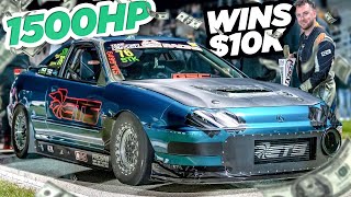 1500HP AWD Integra DOMINATES TX2K STICK SHIFT 4cyl Underdog Wins 10000 [upl. by Seale]