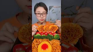 dessert spaghetti  mukbang 🍱 shorts koreancuisine [upl. by Pohsib642]