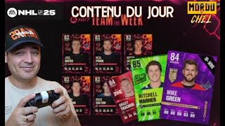 On regarde les nouvelles cartes  Contenu du jour de la semaine du 22 et 23 octobre NHL 25  QC  FR [upl. by Hijoung550]