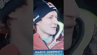 Marco Odermatt Interview Riesentorlauf Schladming 2024 [upl. by Eskil]