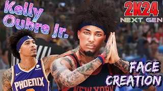 NEW 2k24 NEXT GEN  Drippy FACE CREATION 🌊 Kelly Oubre Jr INSPIRED tutorial PS5 🔥💯 [upl. by Suilenroc]