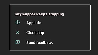 How To Fix Citymapper App Keeps Stopping problem Solution in Android Phone [upl. by Lebna]