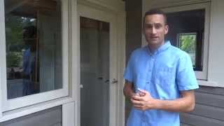 How to install single retractable fly screen doors tutorial for flyscreen [upl. by Adas318]